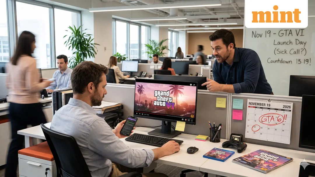 Опрос: 10% геймеров в США прогуляют работу ради GTA VI