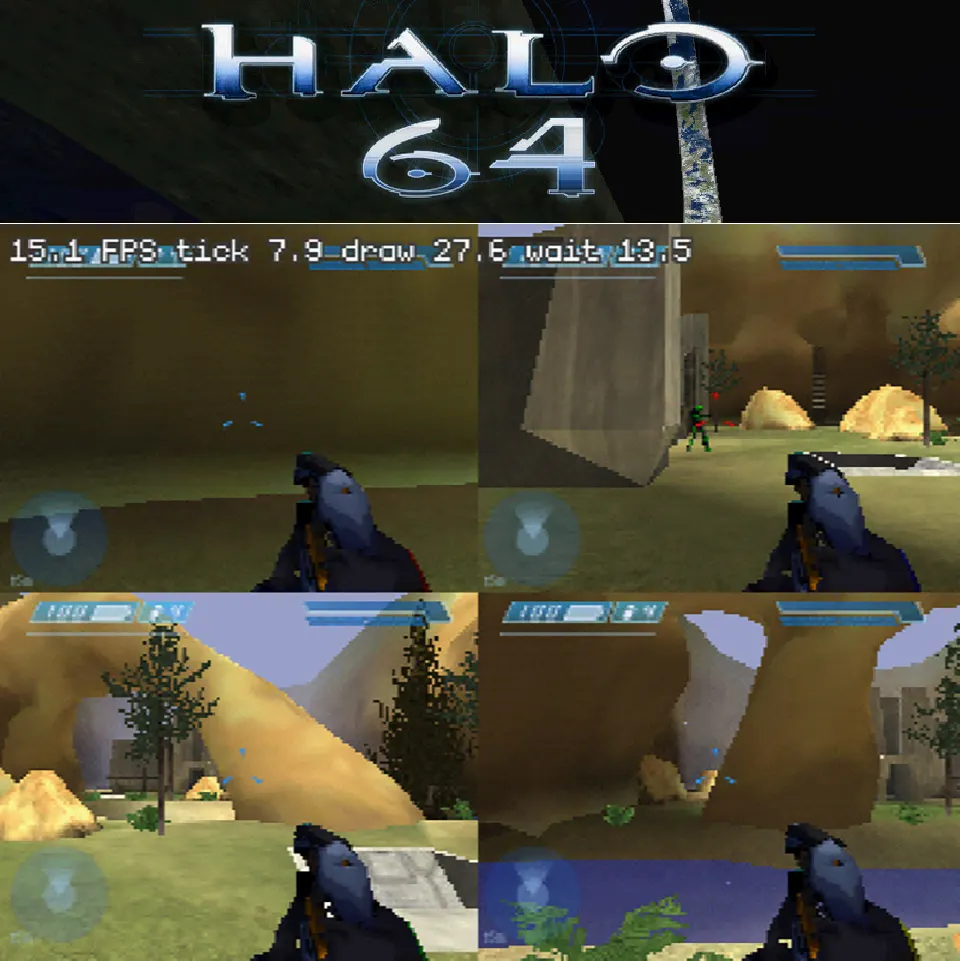 Halo 64 — фанатский порт Halo для Nintendo 64 со сплит-скрином