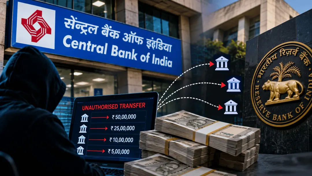 Central Bank of India: сбой RTGS и хищение ₹13,97 крор через 187 транзакций