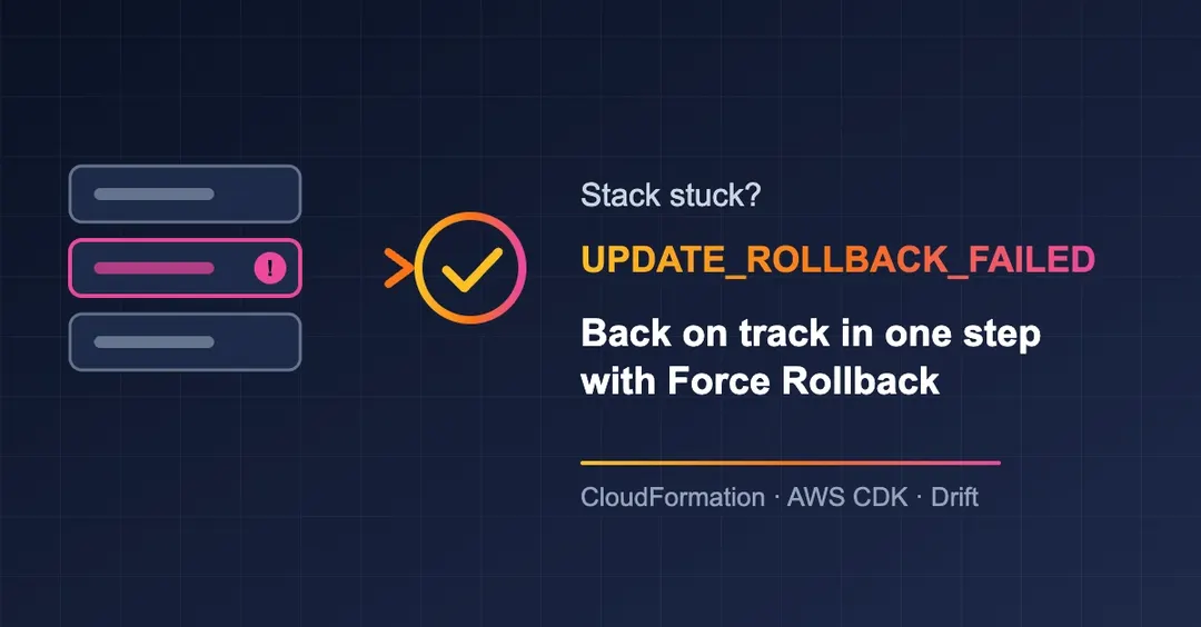 AWS добавила Force Rollback для застрявших стеков CloudFormation