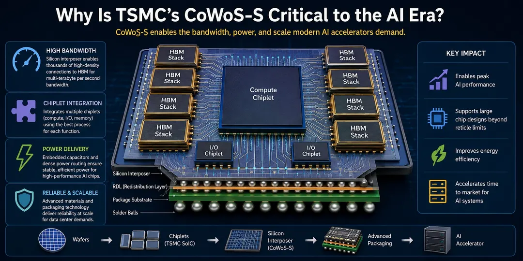 TSMC CoWoS-S: упаковка, питающая современный ИИ