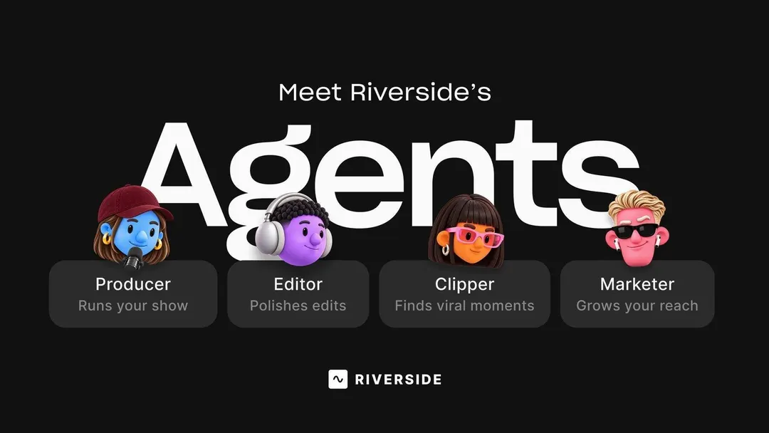 Riverside запустила четырёх ИИ-агентов для производства подкастов