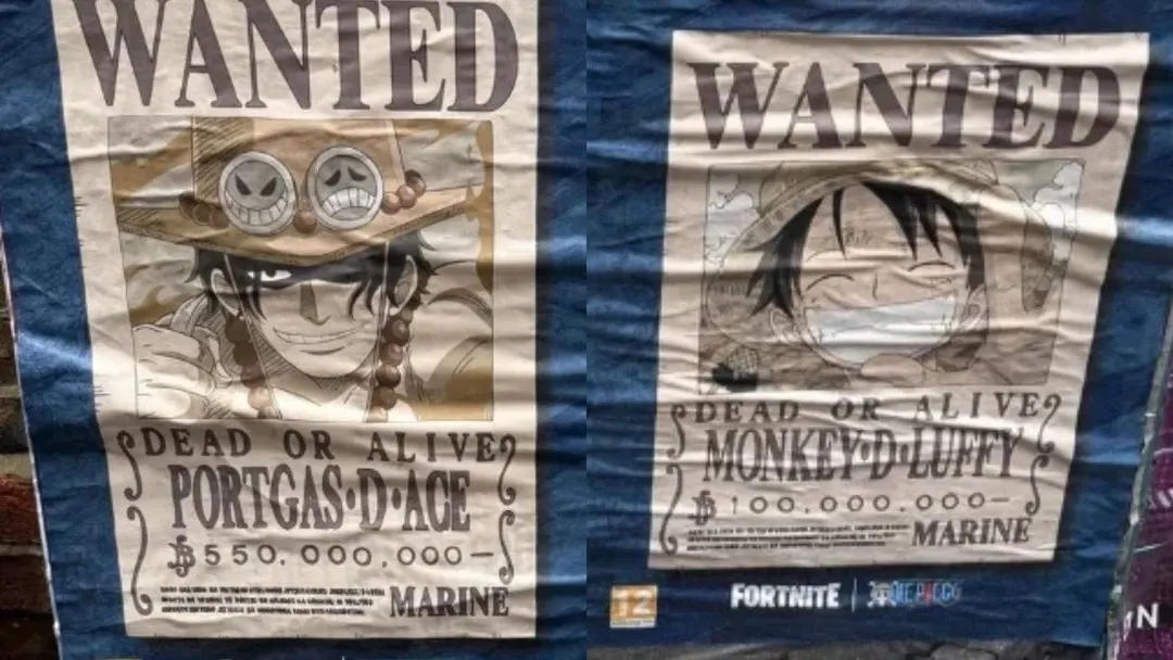 Утечка: в Fortnite появятся скины Эйса и Луффи из One Piece
