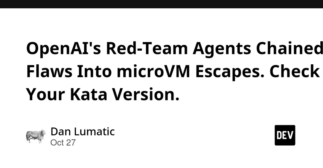 OpenAI нашла цепочки побега из microVM силами ИИ-агентов