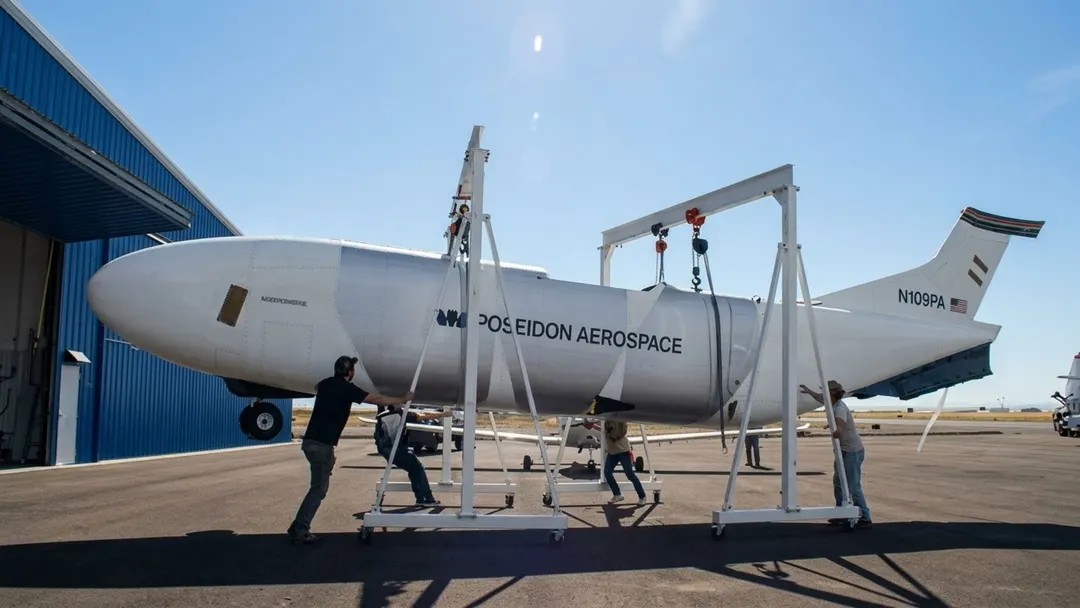 Poseidon Aerospace строит грузовой дрон Egret с размахом крыла 15 м