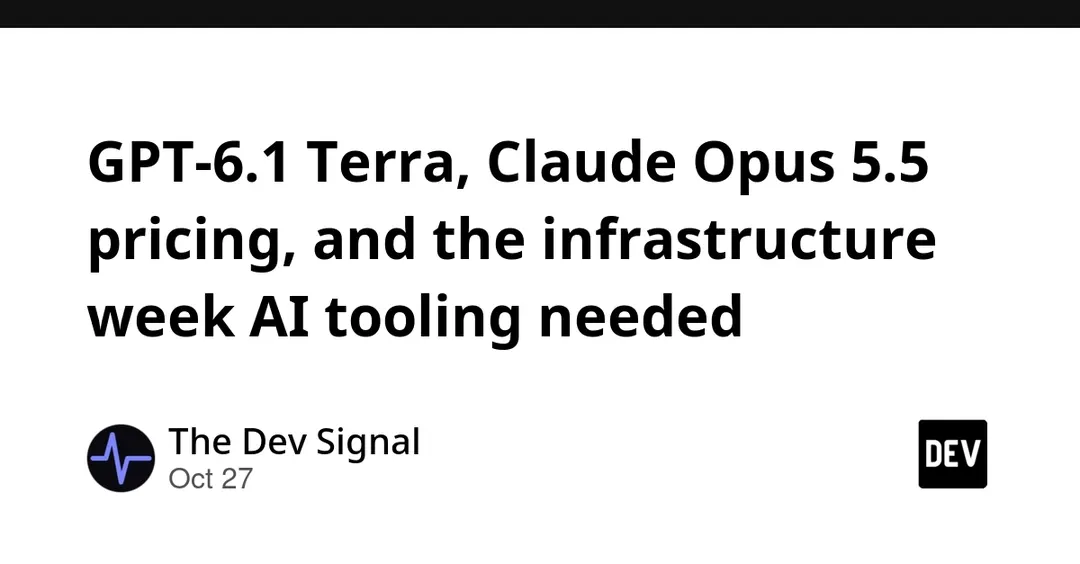 GPT-6.1 Terra на Vercel, патч Go и Claude Opus 5.5: неделя инфраструктуры ИИ