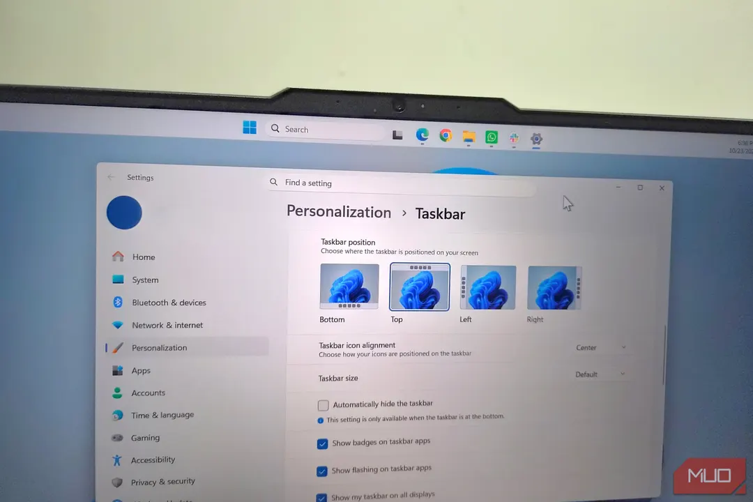 Windows 11 научилась перемещать и уменьшать панель задач