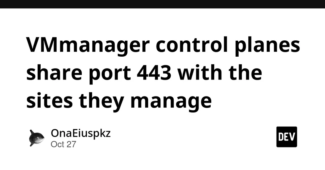 Более половины панелей VMmanager доступны на порту 443 вместе с сайтами клиентов
