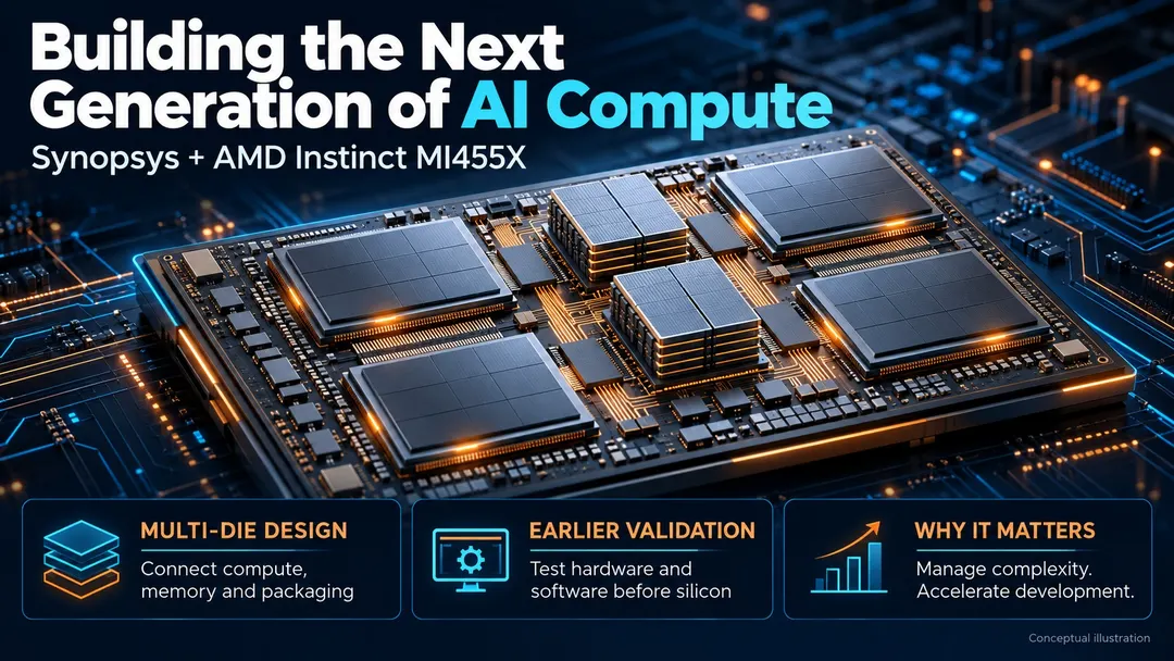 Synopsys раскрыла роль в разработке GPU AMD Instinct MI455X