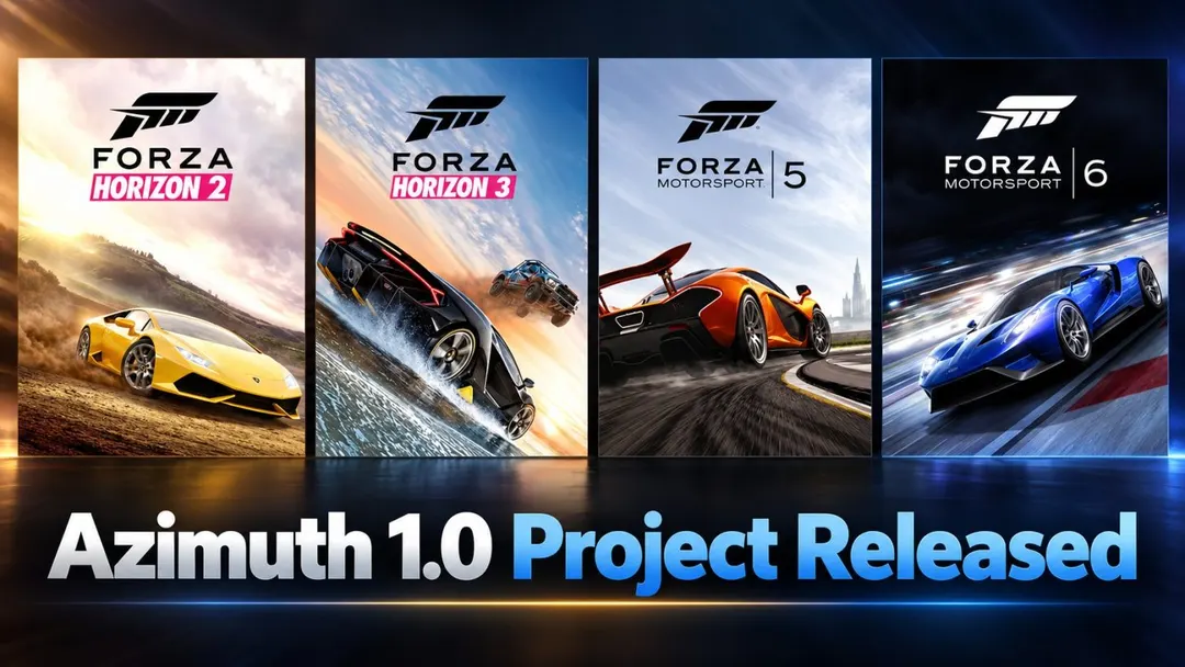 Azimuth 1.0 запустил Forza Motorsport 5 и 6 на ПК