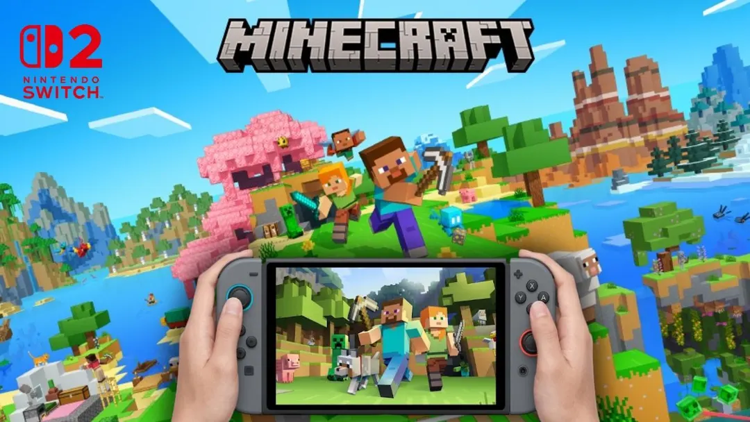Minecraft вышла на Nintendo Switch 2 с Vibrant Visuals