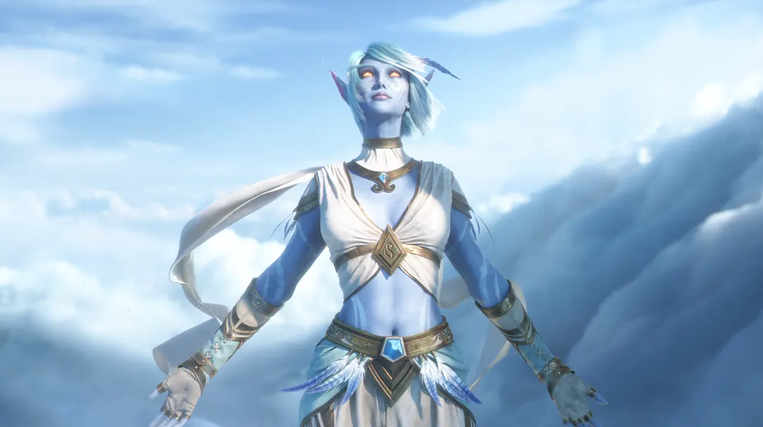 Blizzard объяснила добавление эльфов Skyborne в WoW Forever