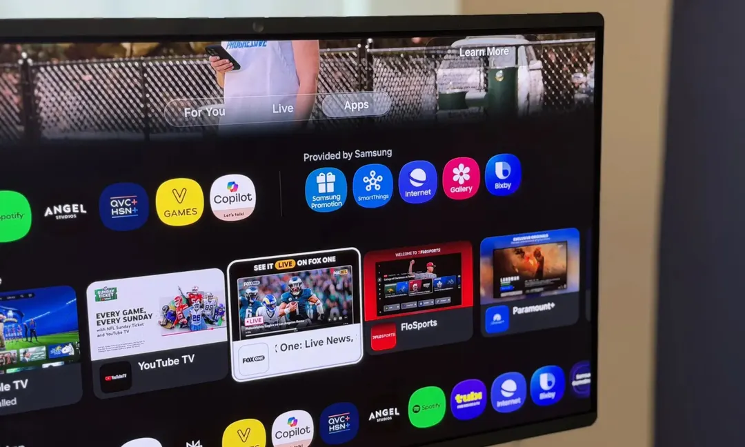 Claude переделал интерфейс Samsung TV через камеру смартфона