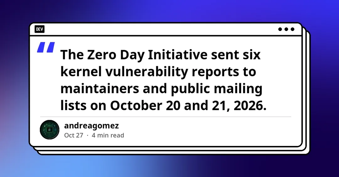 ZDI раскрыла шесть уязвимостей ядра Linux без CVE, одна уже с root-эксплойтом
