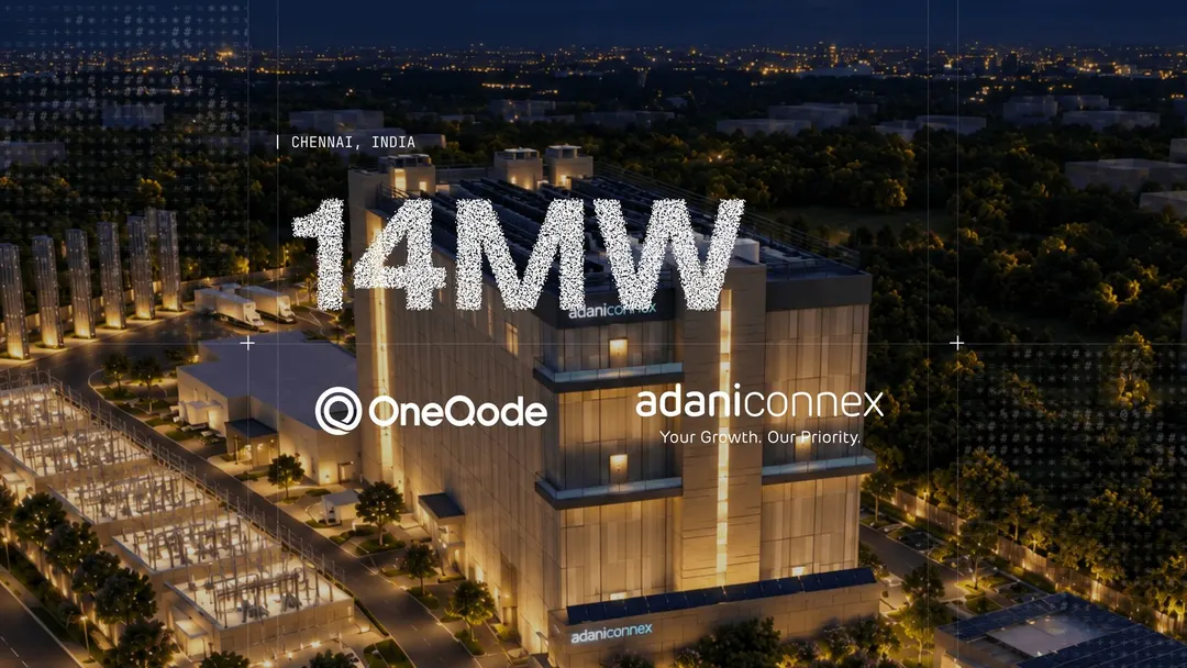 OneQode арендовала 14 МВт ИИ-мощностей в Ченнаи у AdaniConneX