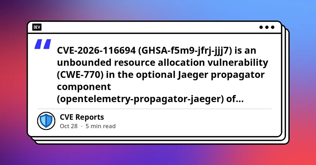 В OpenTelemetry Python нашли уязвимость DoS в Jaeger-пропагаторе