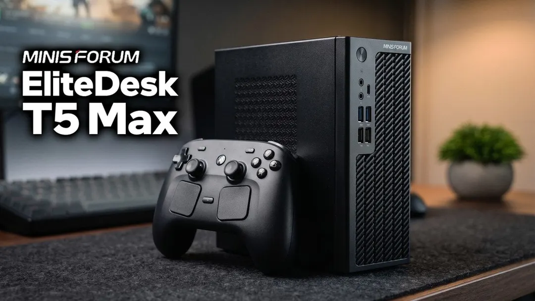 Minisforum T5 Max: Ryzen AI Max Plus 388 в корпусе на 6,2 л