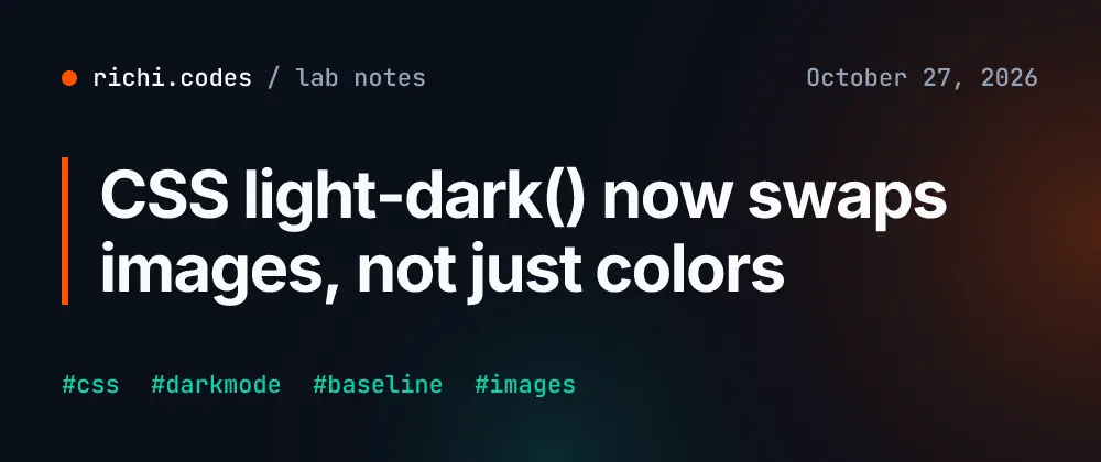 CSS-функция light-dark() научилась переключать изображения по цветовой схеме