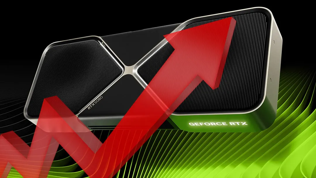 Цены на GeForce RTX 5080 в Британии выросли на 50% за год