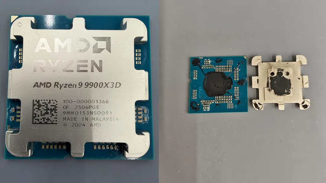 Японский магазин нашёл поддельный Ryzen 9 9900X3D без кристаллов под крышкой