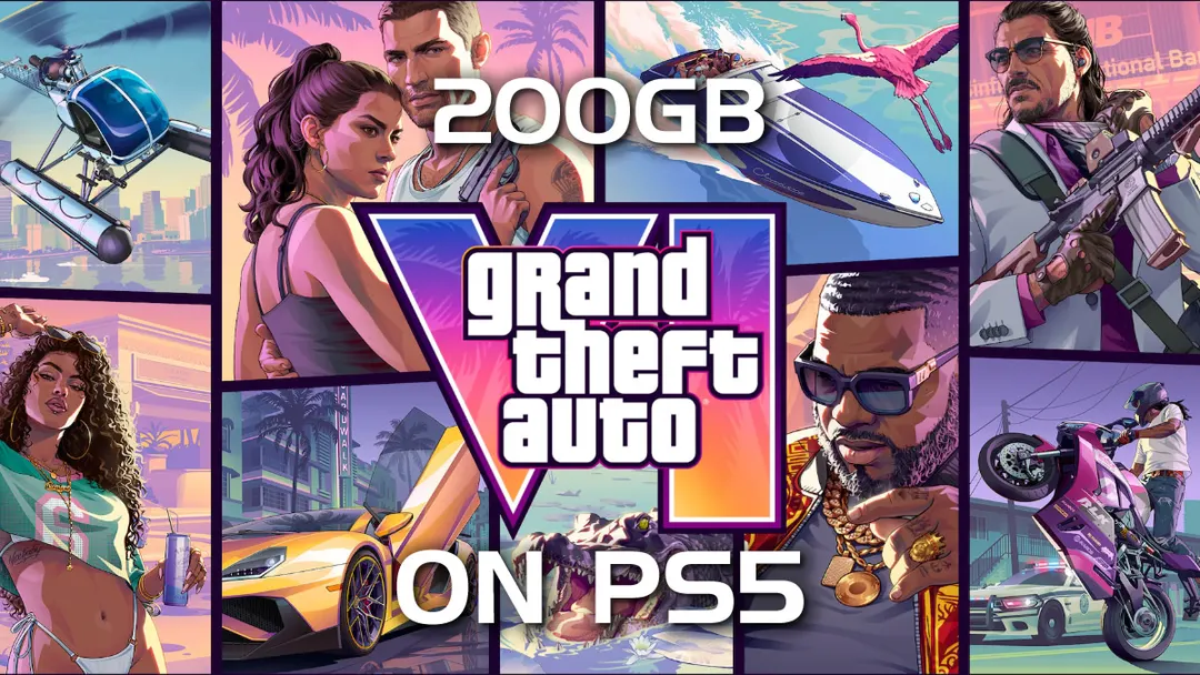 GTA VI на PS5 займёт более 200 ГБ при загрузке