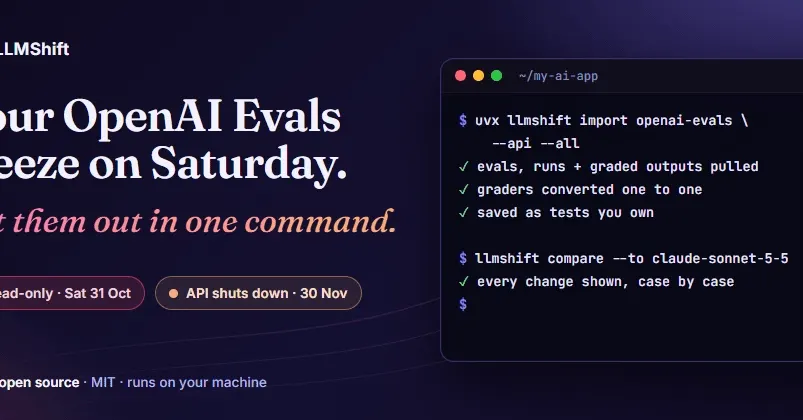 OpenAI закрывает Evals: данные станут недоступны 30 ноября