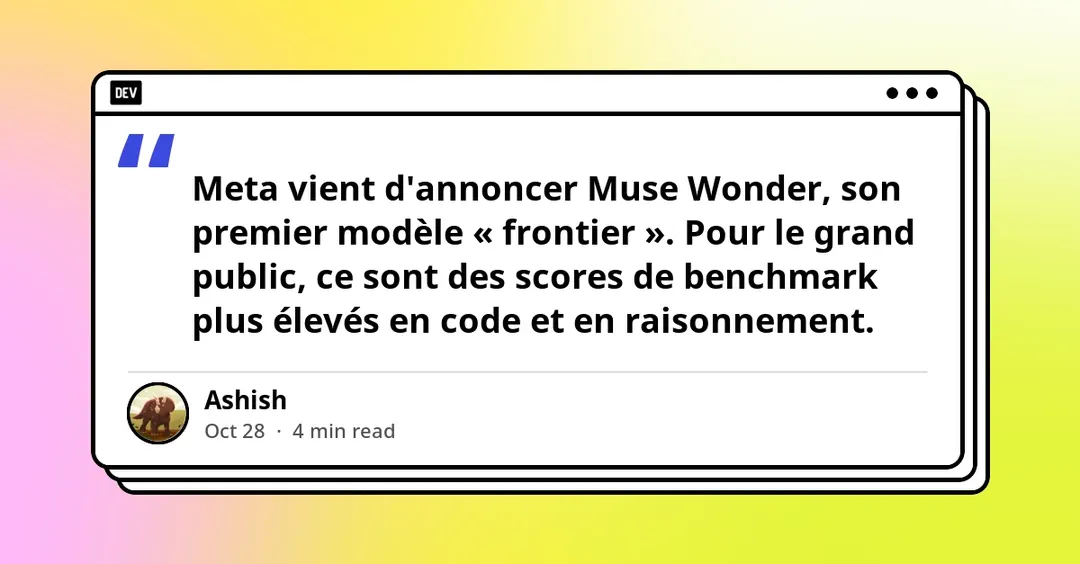 Meta выпустила первую фронтир-модель Muse Wonder