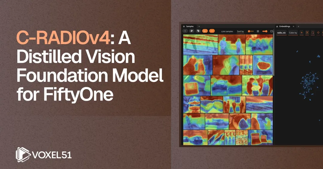 Nvidia Labs выпустила C-RADIOv4 — дистиллированную vision-модель для FiftyOne