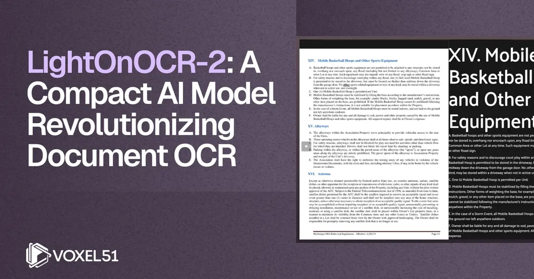 LightOnOCR-2: компактная OCR-модель на 1 млрд параметров