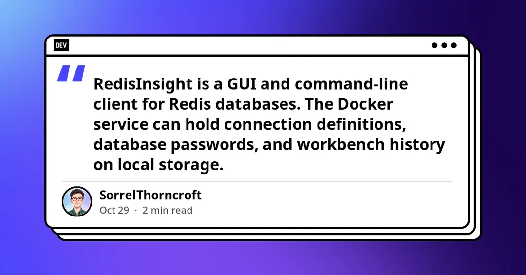Открытые инстансы RedisInsight концентрируют пароли к базам Redis