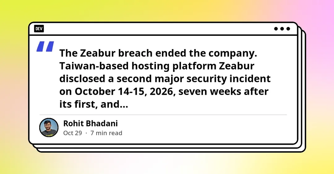Разбор утечки в Zeabur: как одна учётка открыла данные 321 тыс. аккаунтов