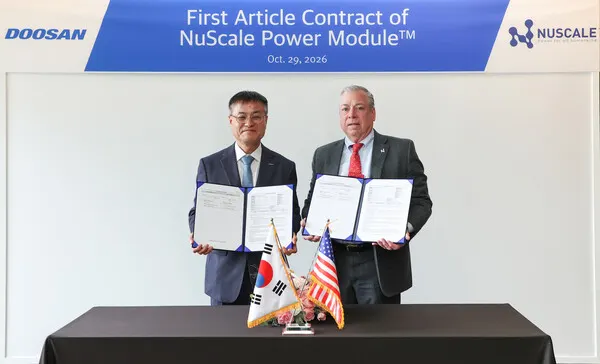 Doosan Enerbility начала производство реакторного модуля для SMR NuScale