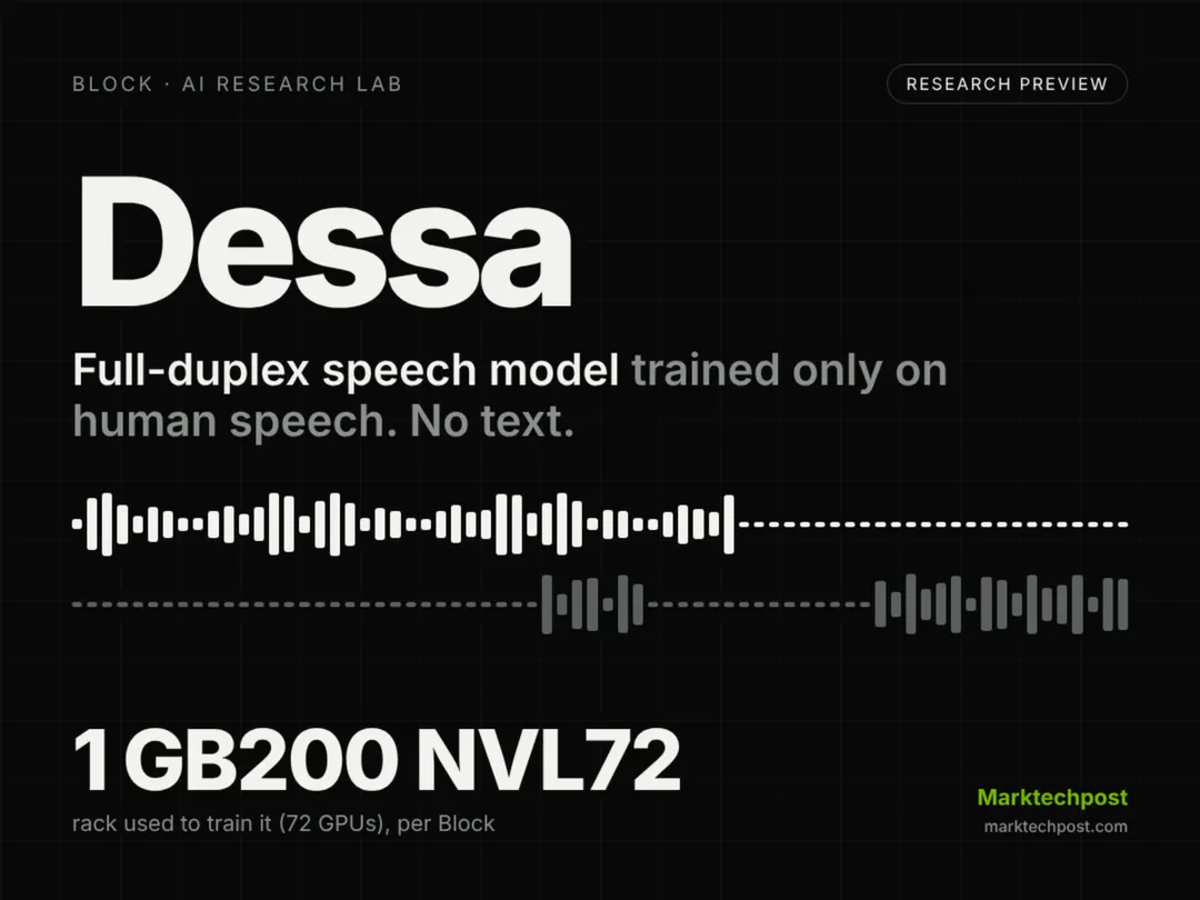 Block представила Dessa — полно­дуплексную речевую модель без текста