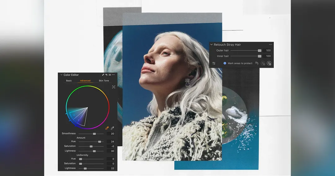 Capture One 16.9 добавила удаление лишних волос и новый цветовой редактор