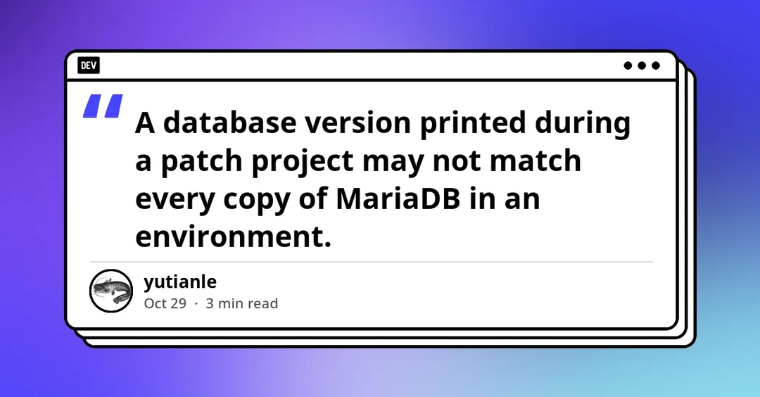 CVE-2026-85745 в MariaDB требует проверки происхождения сборок