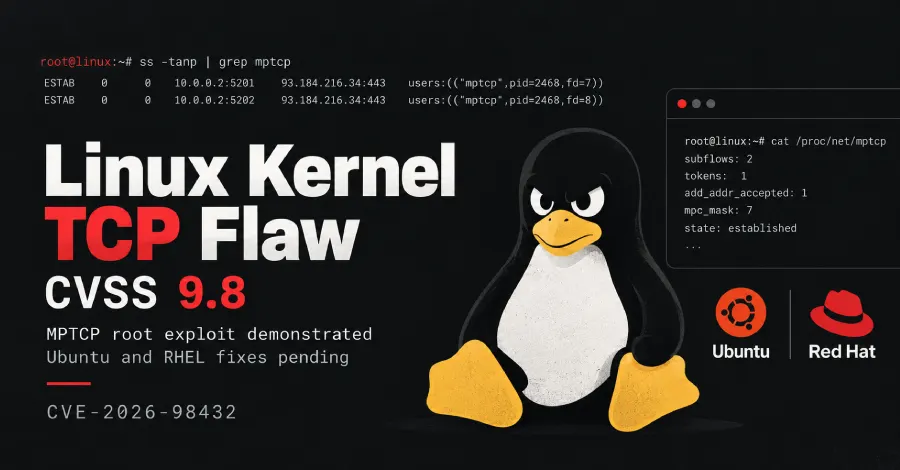 В ядре Linux нашли уязвимость TCP с оценкой 9,8 по CVSS