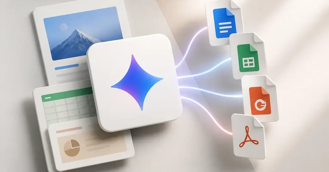 Gemini научился создавать файлы PDF, DOCX и XLSX из запроса