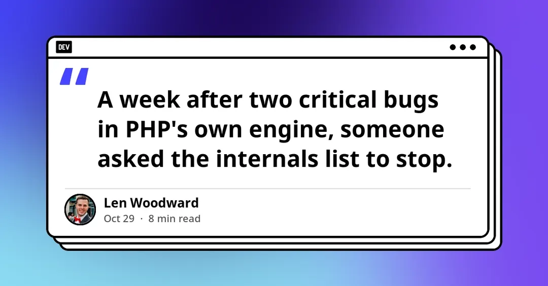 В php-src предложили Scope RFC и формальную спецификацию PHP
