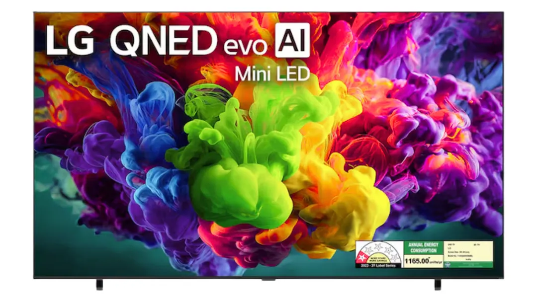 LG выпустила в Индии 115-дюймовый QNED Evo AI Mini LED TV