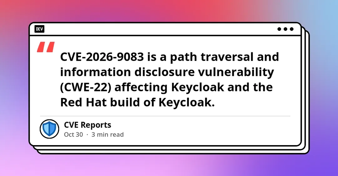 В Keycloak нашли CVE-2026-9083: обход пути в java-keystore