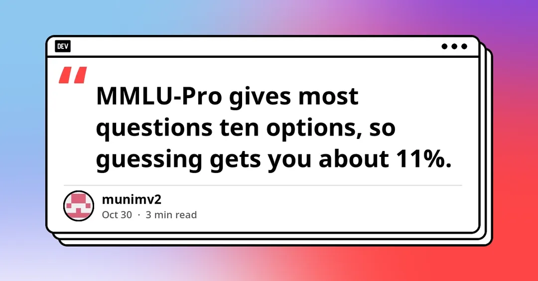Выбор самого длинного ответа даёт 67% на вопросах биологии и психологии MMLU-Pro